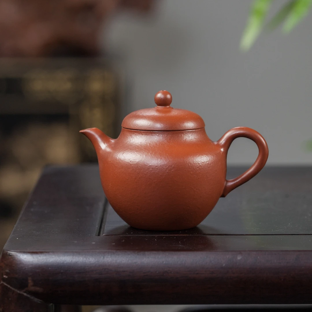 玩砂人宜兴紫砂壶原矿朱泥秋水壶小容量功夫茶岩茶利器约80cc