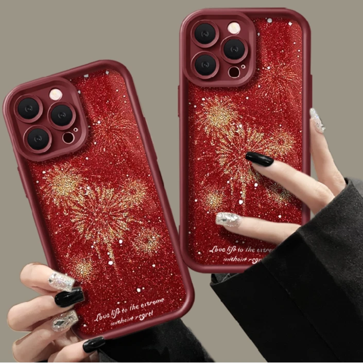新年烟花华为mate 60pro小米14苹果13/15PromaxiPhone手机壳