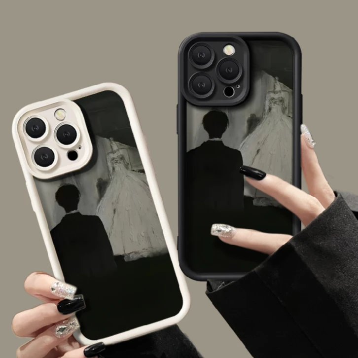 婚纱苹果oppo小米vivo华为60iPhone15Promax手机壳14promax13