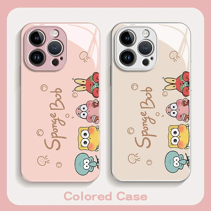 适用iPhone15promax苹果14防摔保护套12海绵宝宝13华为小米vivo