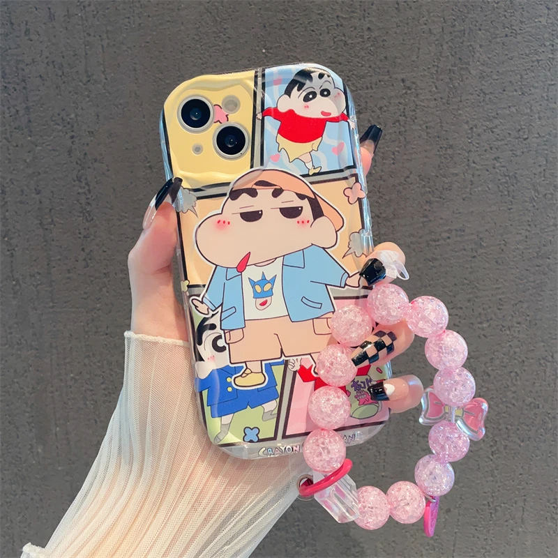适用于苹果/华为/OPPO/VIVO/小米网红ins风防摔小新奶油手机壳