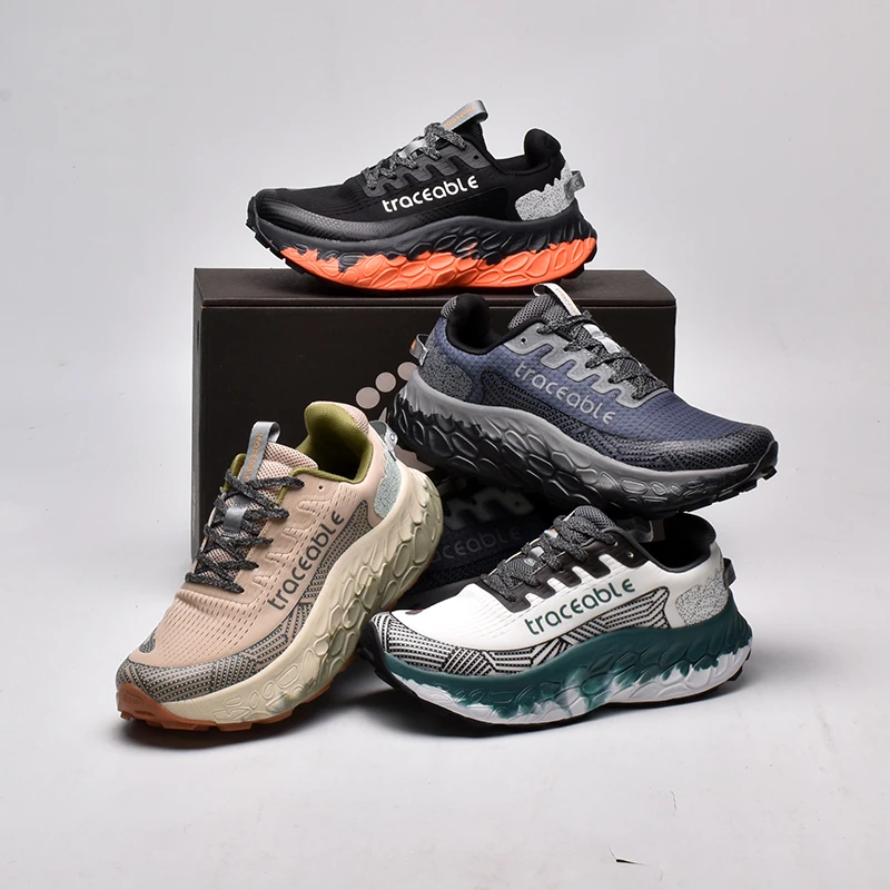 出口外贸加拿大缓震高弹运动舒适低帮防滑越野跑步鞋运动鞋6655