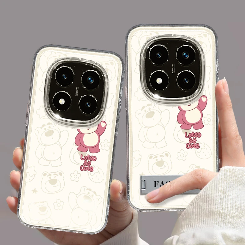 适用红米note15pro+手机壳note14pro防摔14高级支架保护套