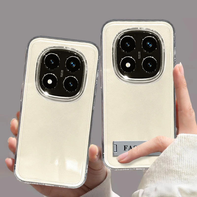 纯色适用红米note15pro+手机壳note14pro透明软壳