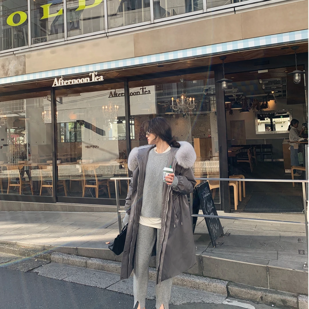 ASM ANNA◆ 硬核实力派！双层领设计 派克feel羽绒服A0854