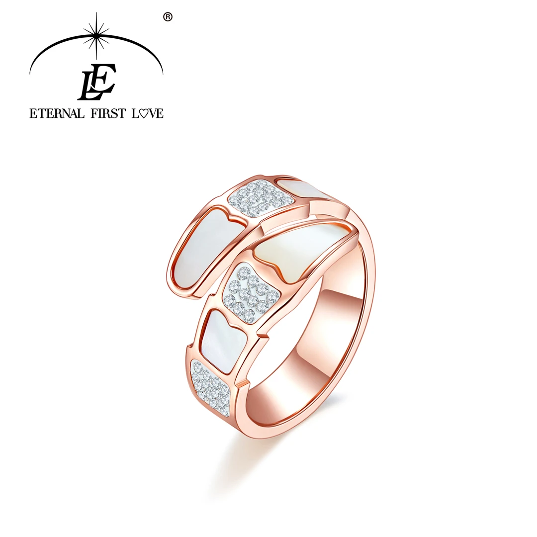 ETERNAL FIRST LOVE 经典蛇骨满锆石生物物语女款-8003