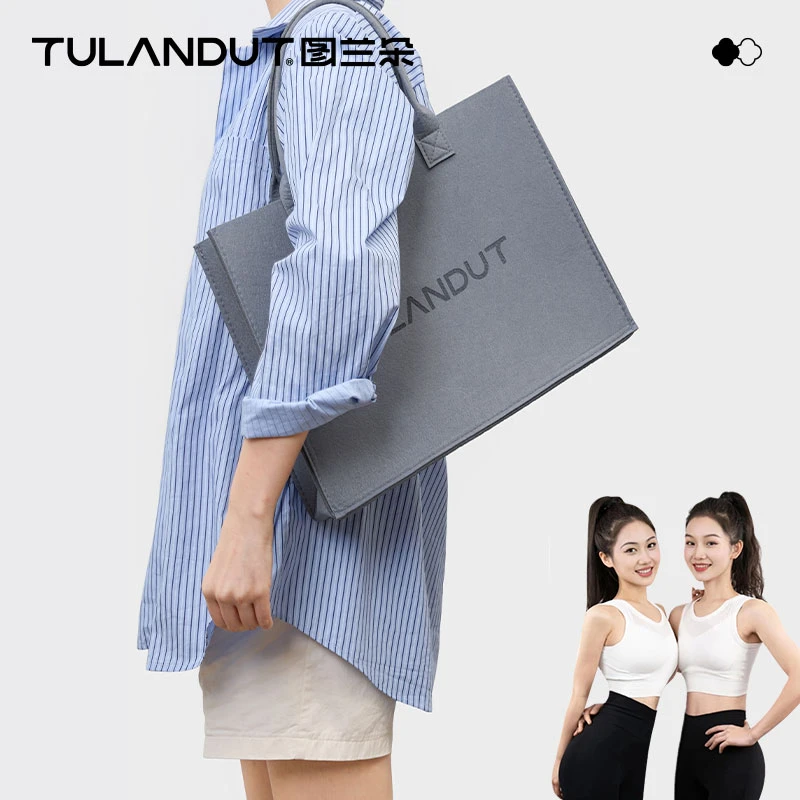 【鹿鹿专属】图兰朵时尚休闲单肩轻便潮流百搭毛毡包 TLD1012