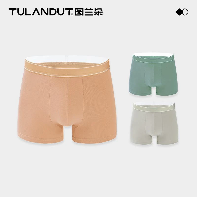 【新疆包邮】图兰朵舒柔棉抑菌男士内裤 TLD1111