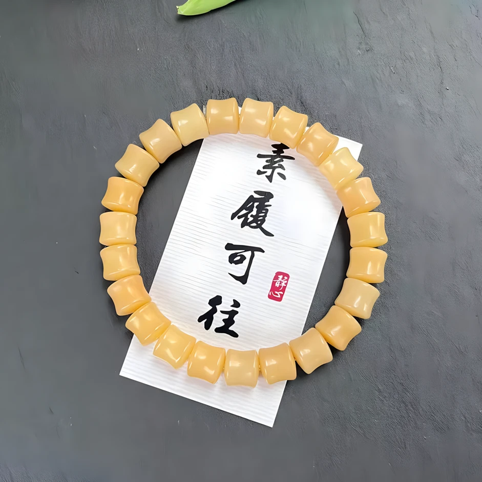 天然菩提手串节节高升雕刻竹节菩提子手串复古文玩手串绕指柔男女