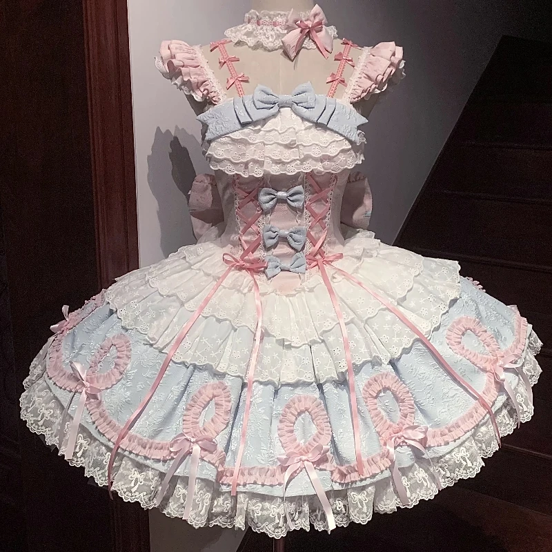 洛丽猫新款芙蝶恋曲【现货链接】甜美华丽萝莉大裙摆