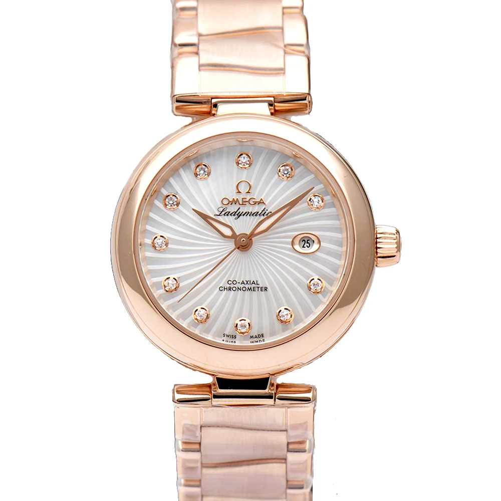 99新 Omega/欧米茄 碟飞系列425.60.34.20.55.001/白盘34表径女表