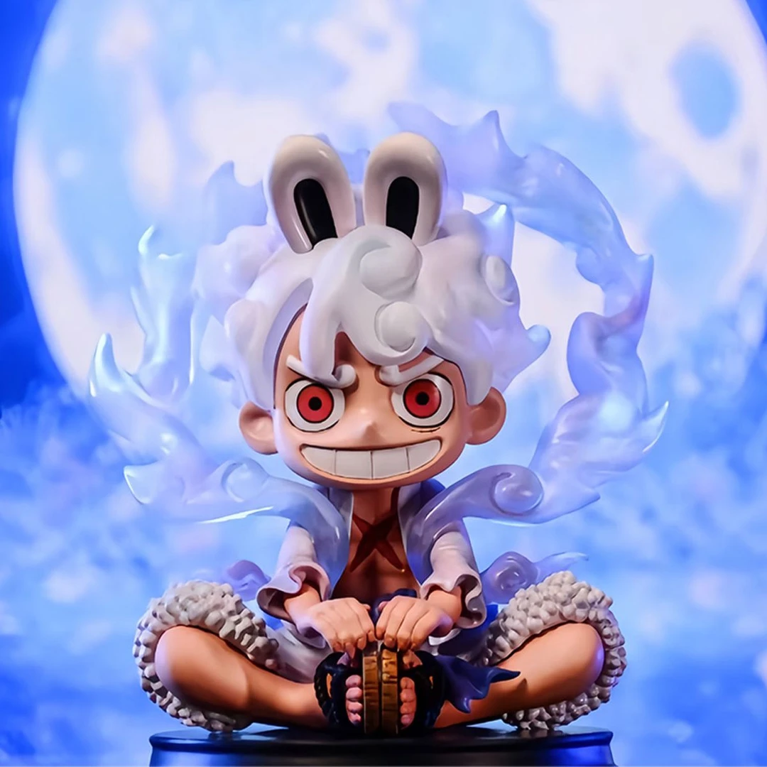 海贼王手办中秋节限定中秋尼卡路飞桌面个性车载摆件潮玩男生礼物