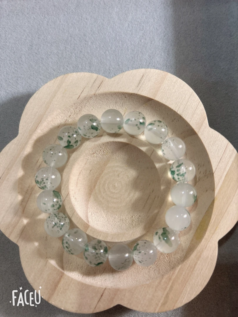 合金琉璃手链 玻璃手链diy定制手工手串超美个性琉璃饰品素圈款