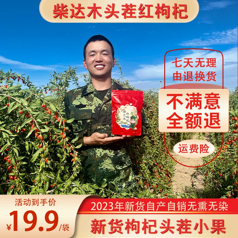 高原头茬红枸杞小果/无熏染无硫磺泡酒泡茶款