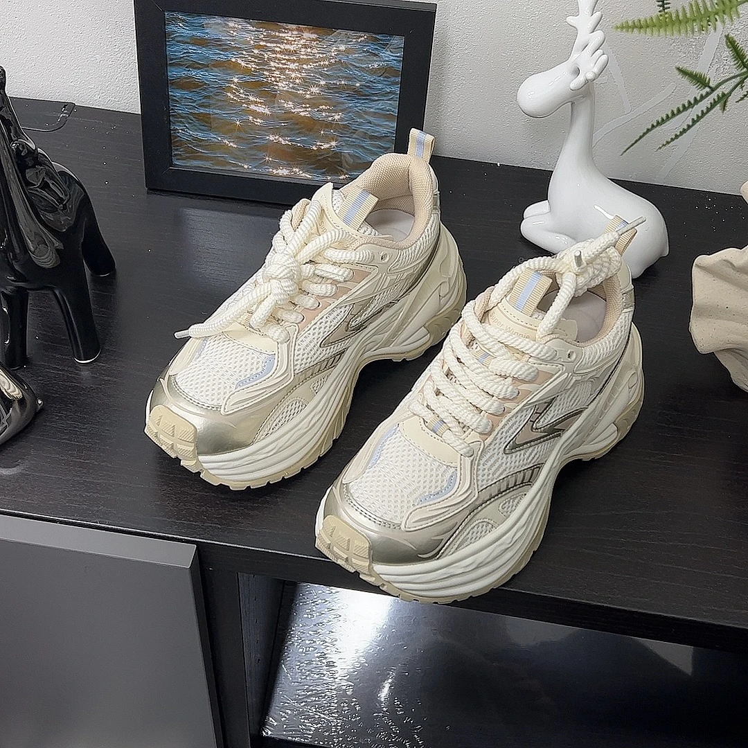 28505新款韩版时尚女鞋系带百搭款老爹鞋休闲鞋