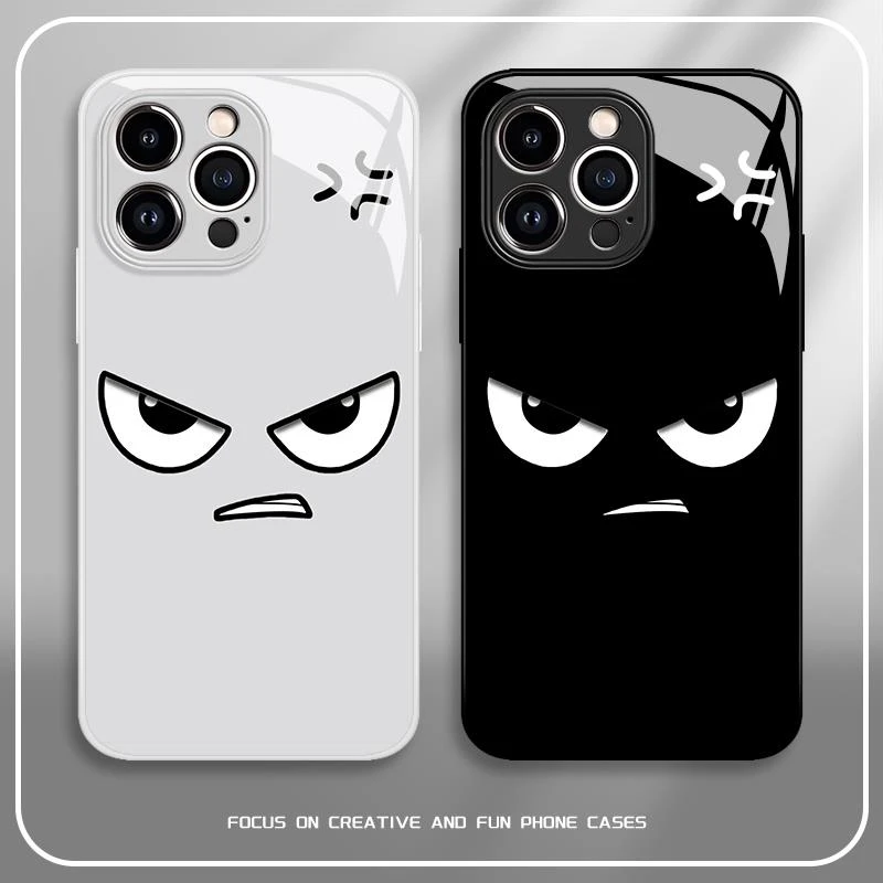 凶凶表情手机壳iQOO12趣味vivox100pro可爱neo9s简约8se玻璃vivo
