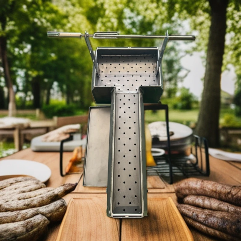 80公分双层小边可烤羊排羊腿的烧烤炉加厚烧烤炉家用户外烧烤架