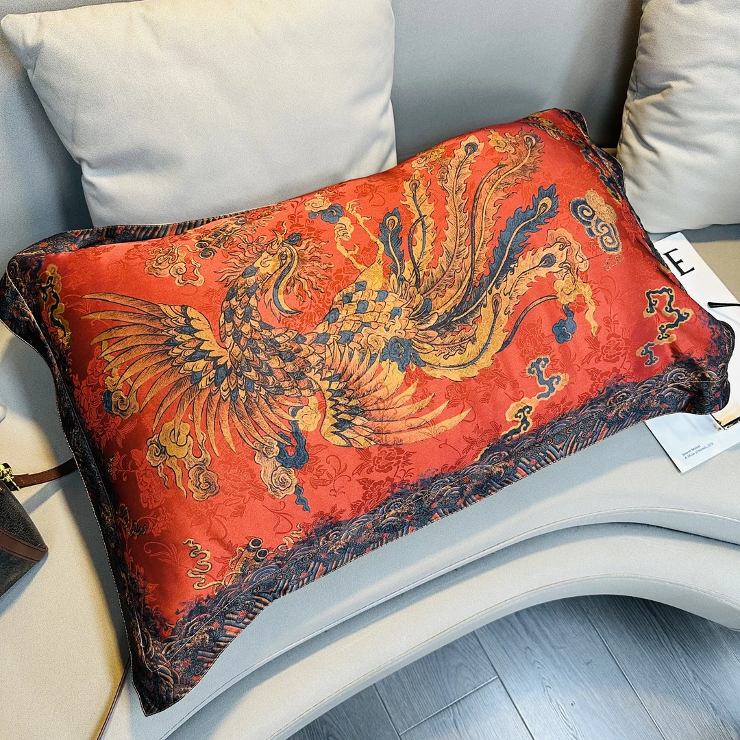 【凤求凰】花萝香云枕巾枕套50*75cm（单个）