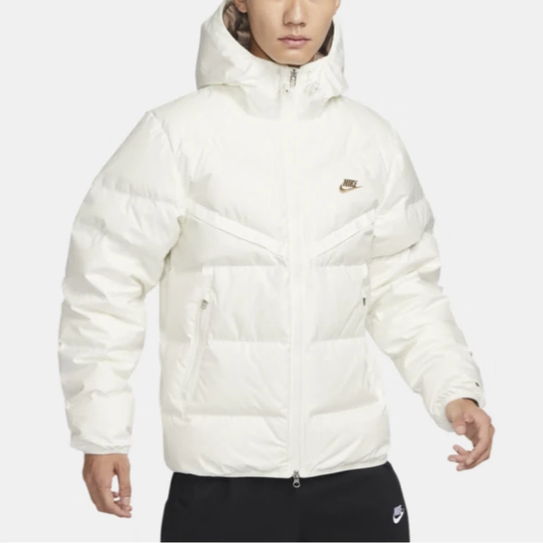 【耐克/就近门店发货】NIKE男子冬季防泼水连帽羽绒服FZ1103-133