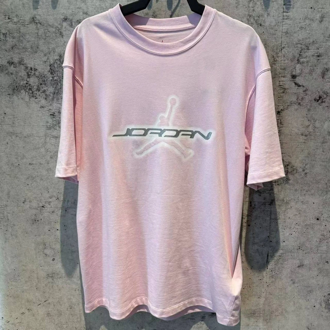 【NK/就近门店发货】NIKE耐克女子夏季粉蓝胶印粉色短袖HM4904-663