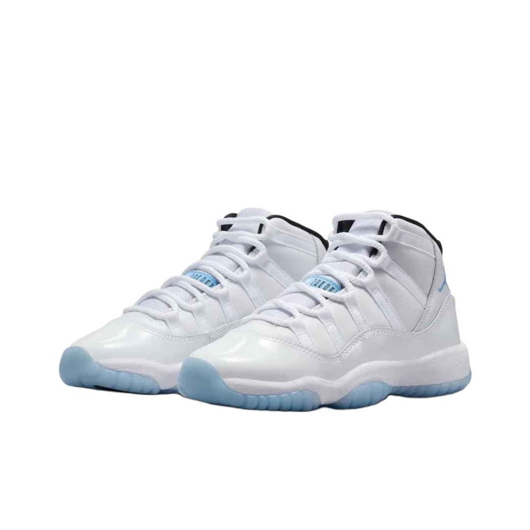 【AJ11传奇蓝GS】NIKE女子AIR JORDAN 11高帮休闲鞋378038-104