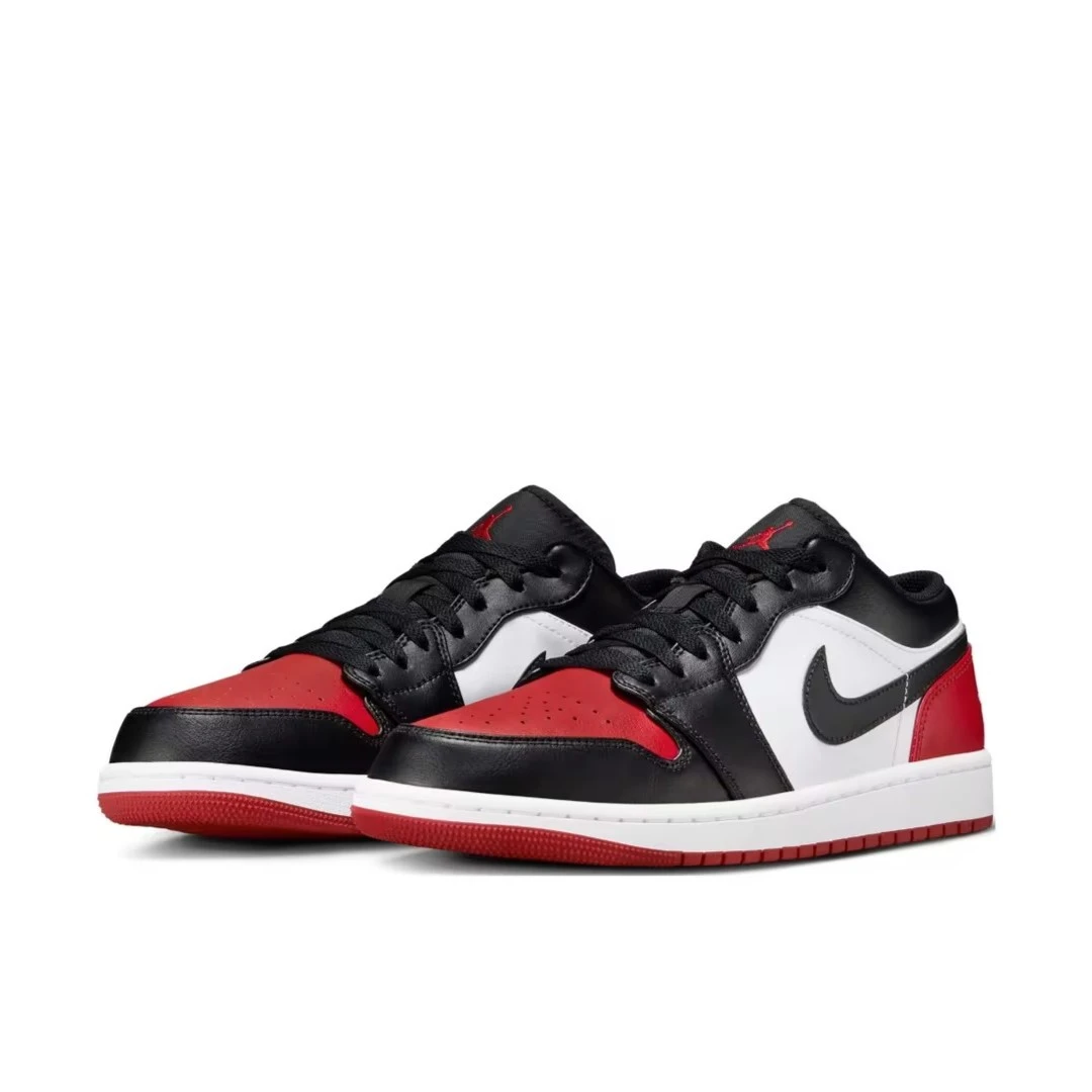【双11冲冲冲】nike黑红脚趾AIR JORDAN1LOW休闲玩球穿搭篮球鞋5535