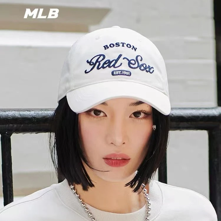 MLB虞书欣男女情侣欧若风棒球帽休闲潮流春秋百搭帽子3ACPL033N