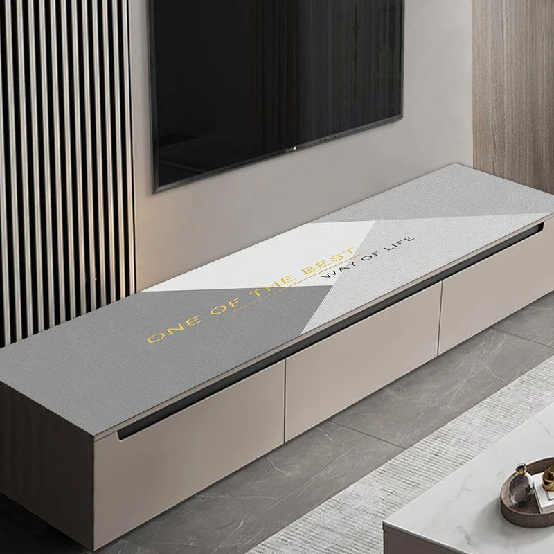 轻奢桌边柜布客厅电视柜桌垫现代家用硅藻泥长方形桌布桌布茶几布