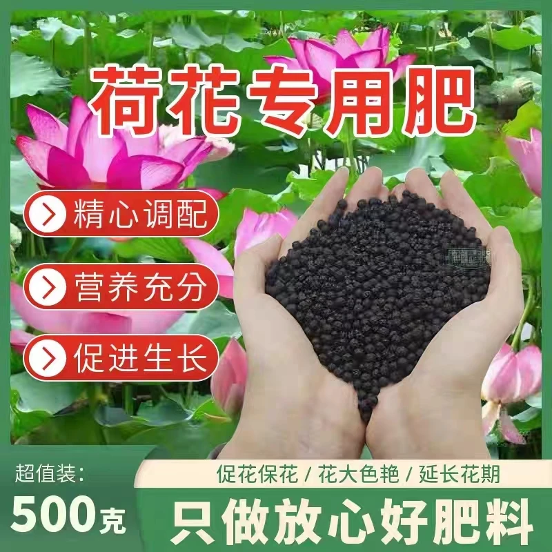 荷花肥料莲花睡莲碗莲专用肥水养盆栽水土培通用肥鱼莲共生营养液