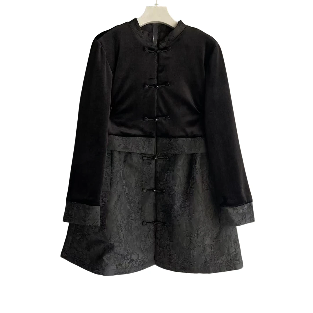 大码女装时尚棉服外套