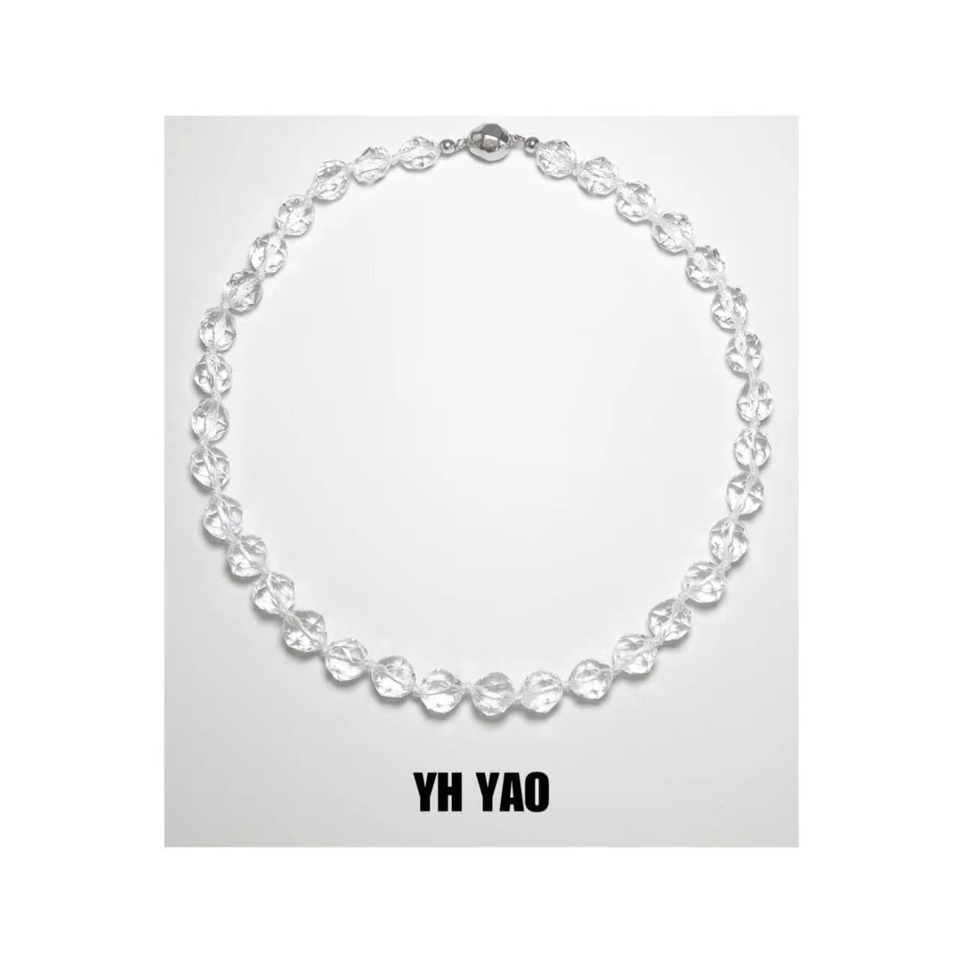 YH·YAO/姚雨何 吊坠925银仿水晶 【星空】2024款项链时尚白色轻奢