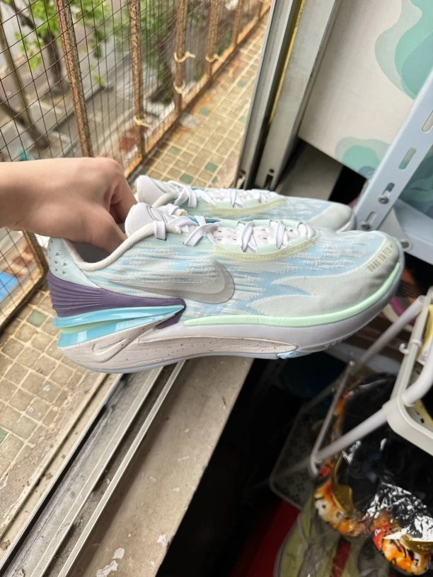 44码/Nike gt2.0冰蓝 95新成色 公价1819 篮球鞋