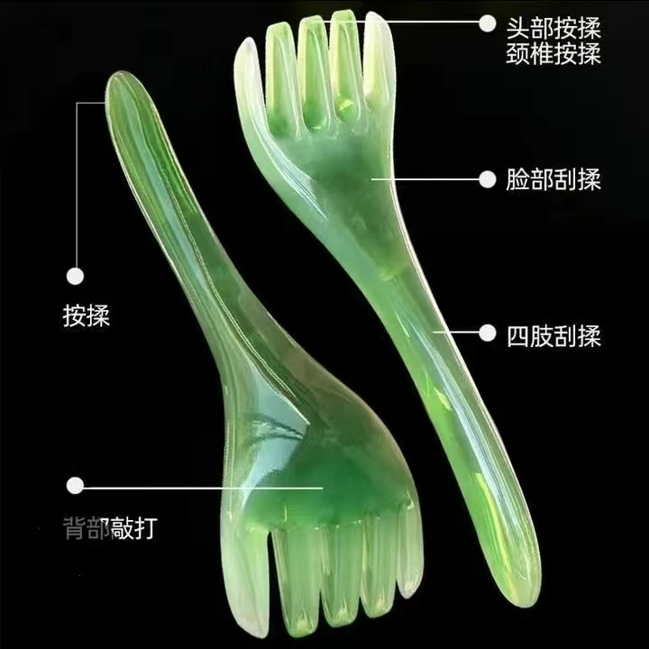 【两个】头疗五齿五爪梳长柄梳头疗头按摩器疏家用通用
