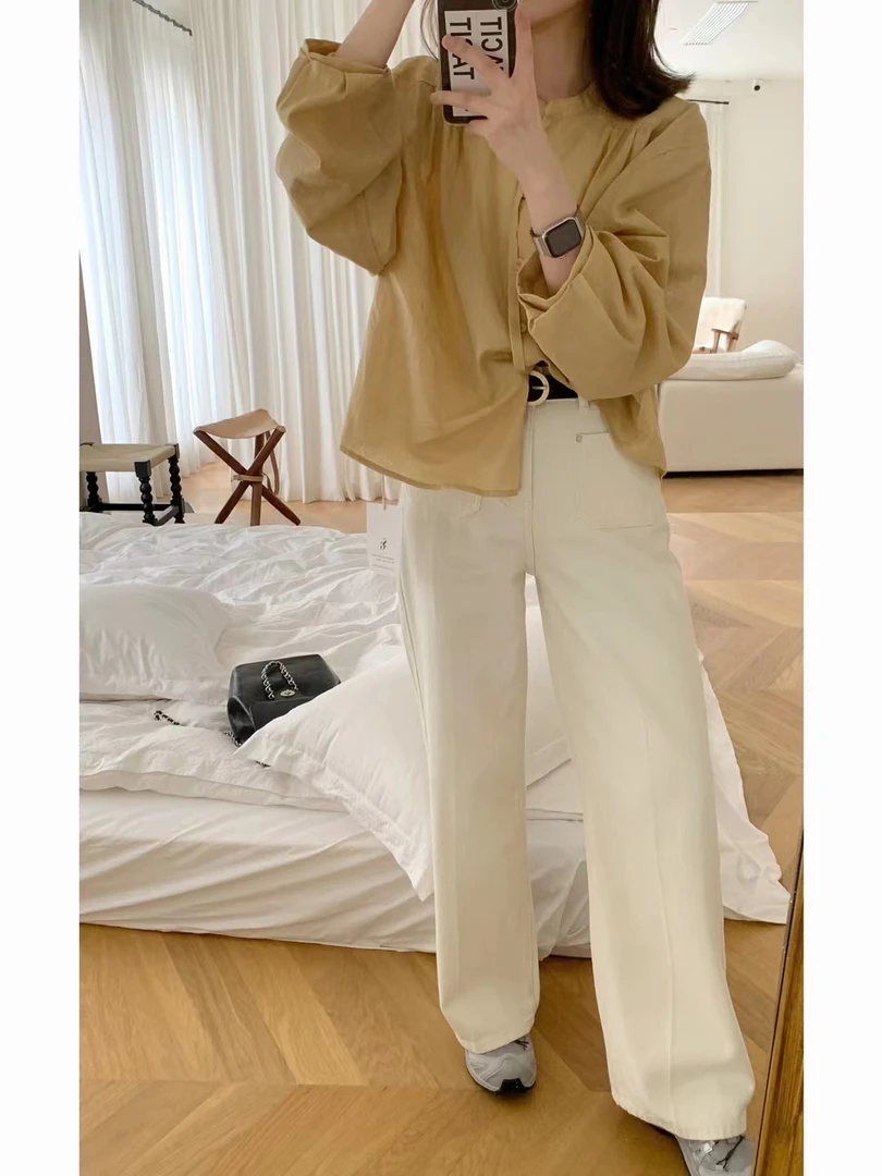 （ONI）2023秋冬新款韩系衬衣