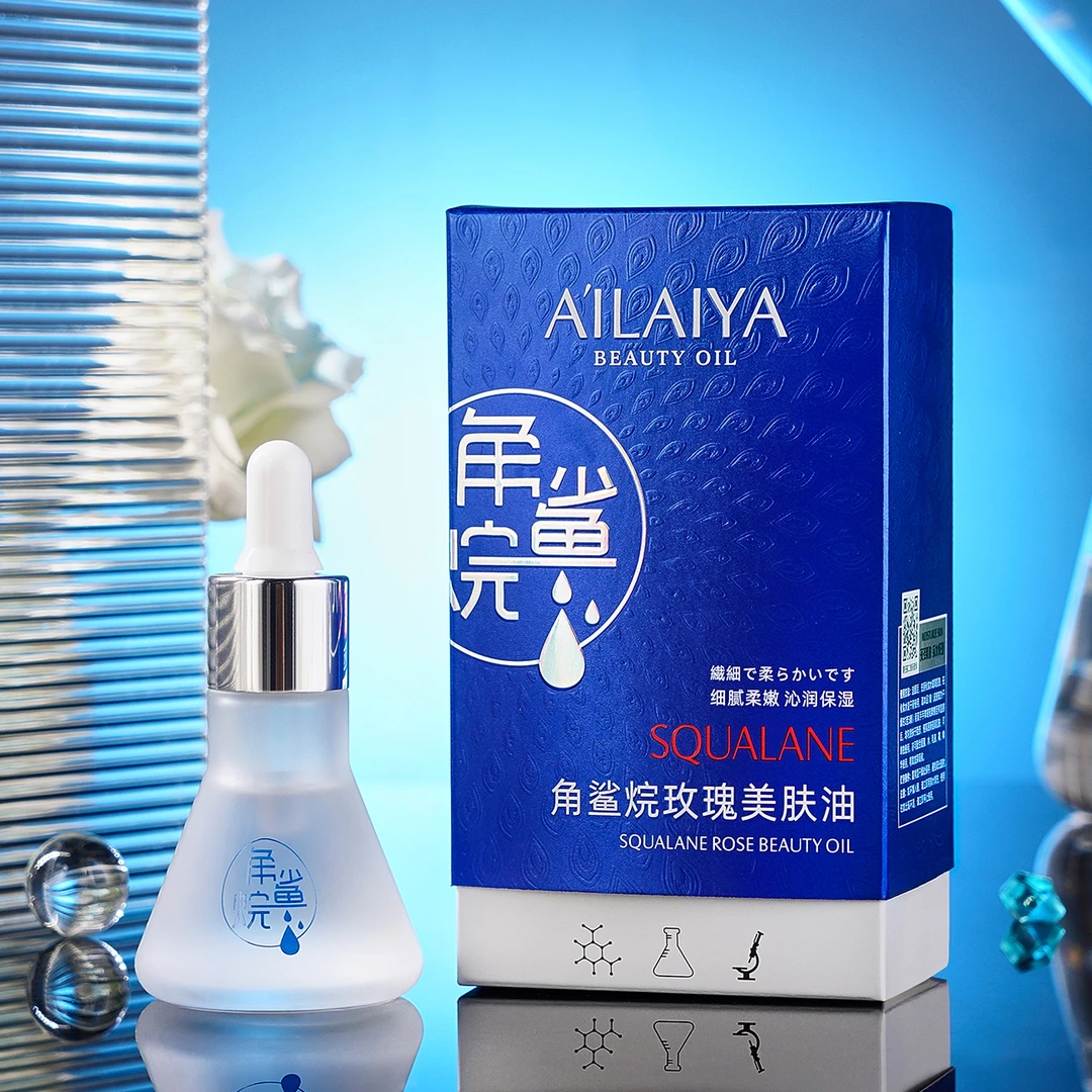 角鲨烷抗皱补水保湿玫瑰美肤精华油修护提亮肤色