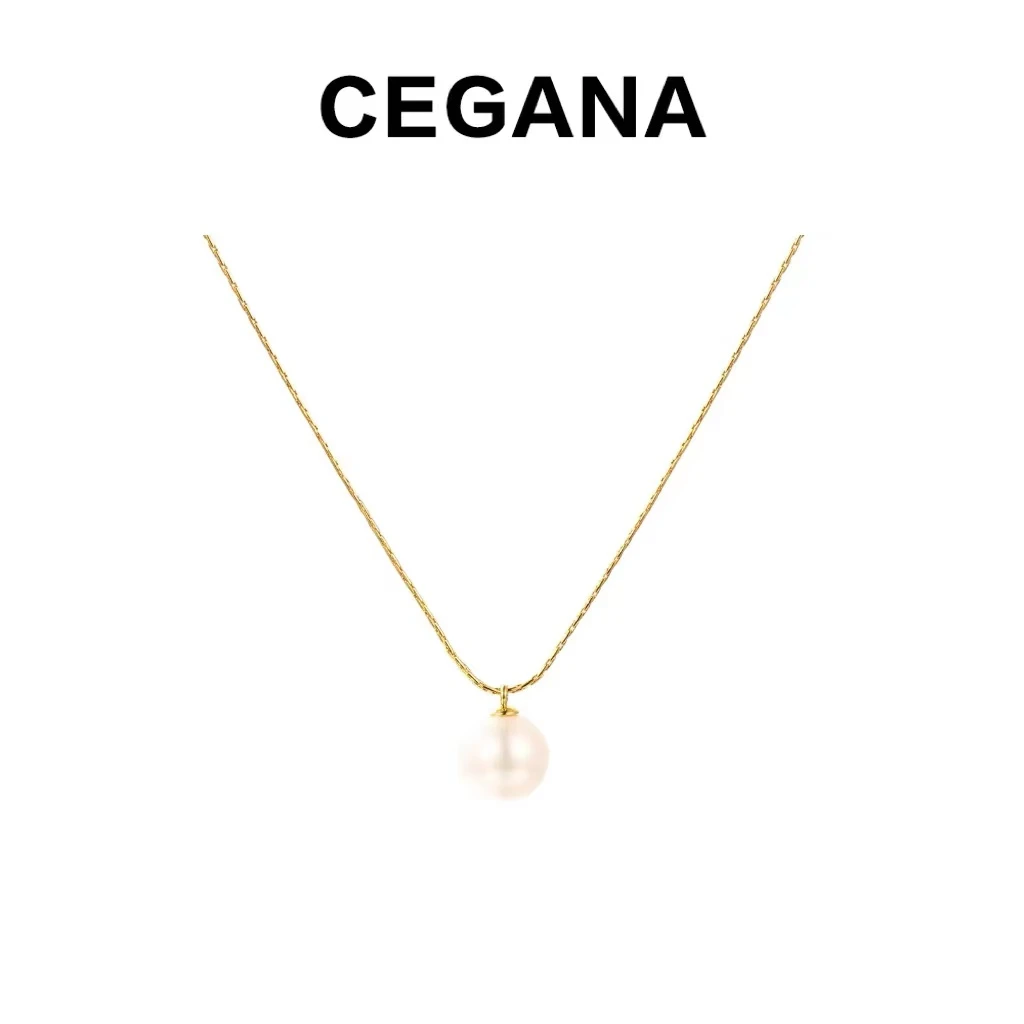 铜合金项链 CEGANA单株吊坠锁骨链半高领打底项链