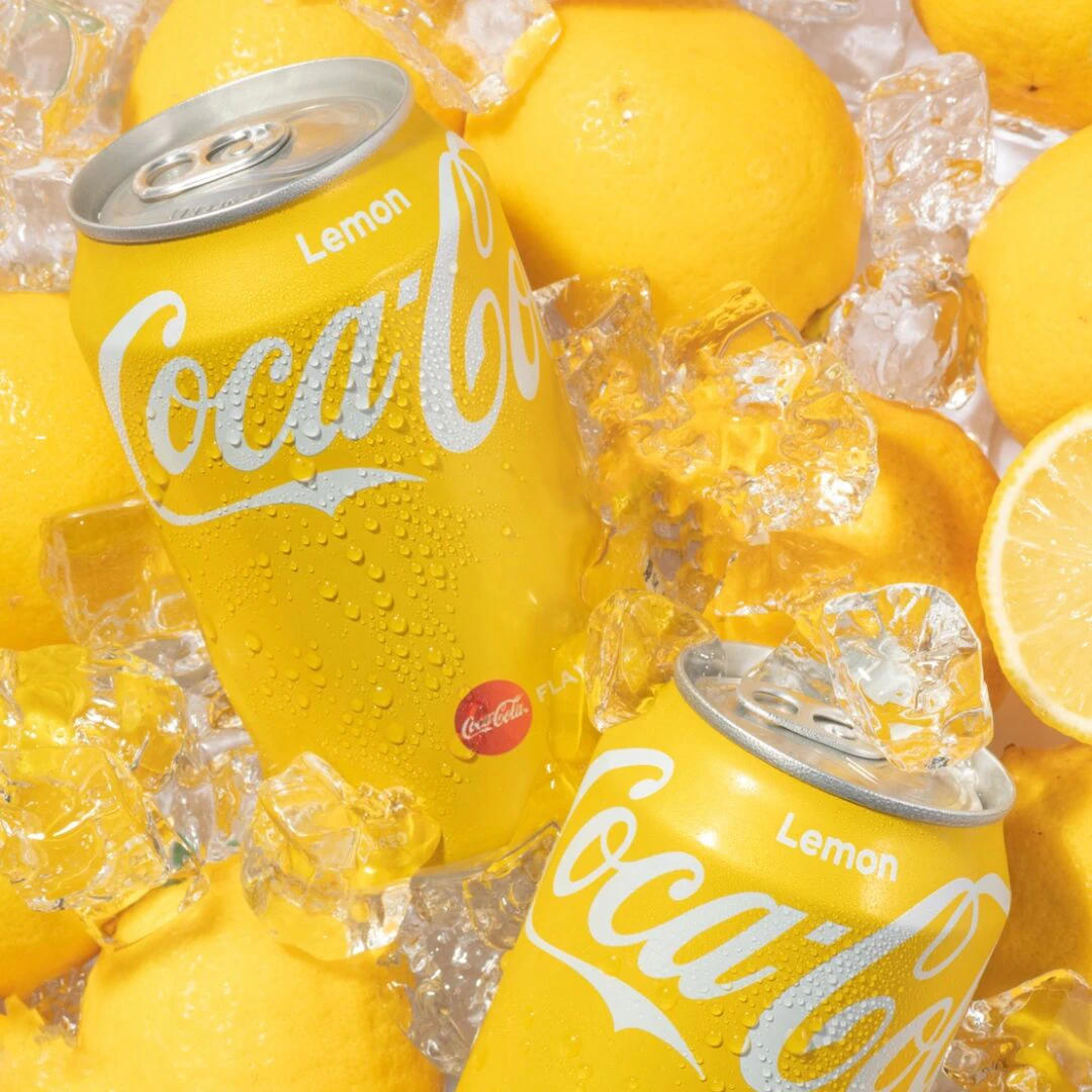 6瓶装/香港版可乐进口饮料黄罐柠檬味可乐高端经典易拉罐碳酸汽水