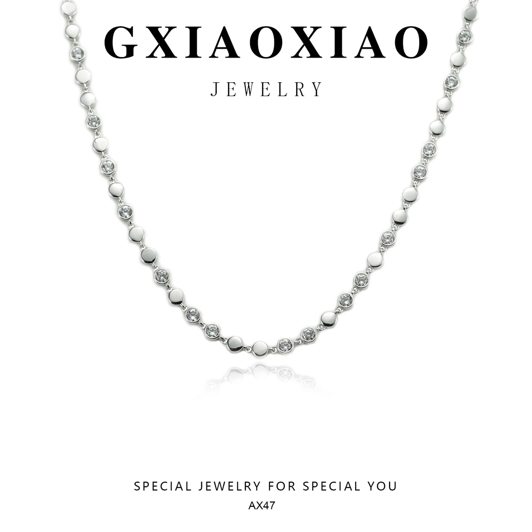铜合金项链 GXX AX47 【满眼星辰】法国设计师时尚气质项链女女款