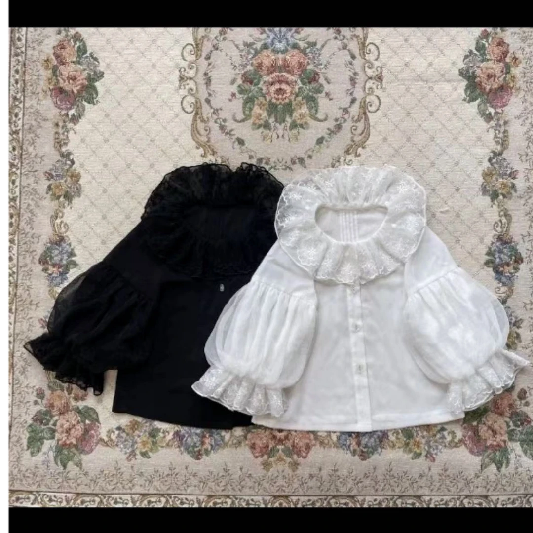 『荷叶领打底衫』洛丽塔裙汉服