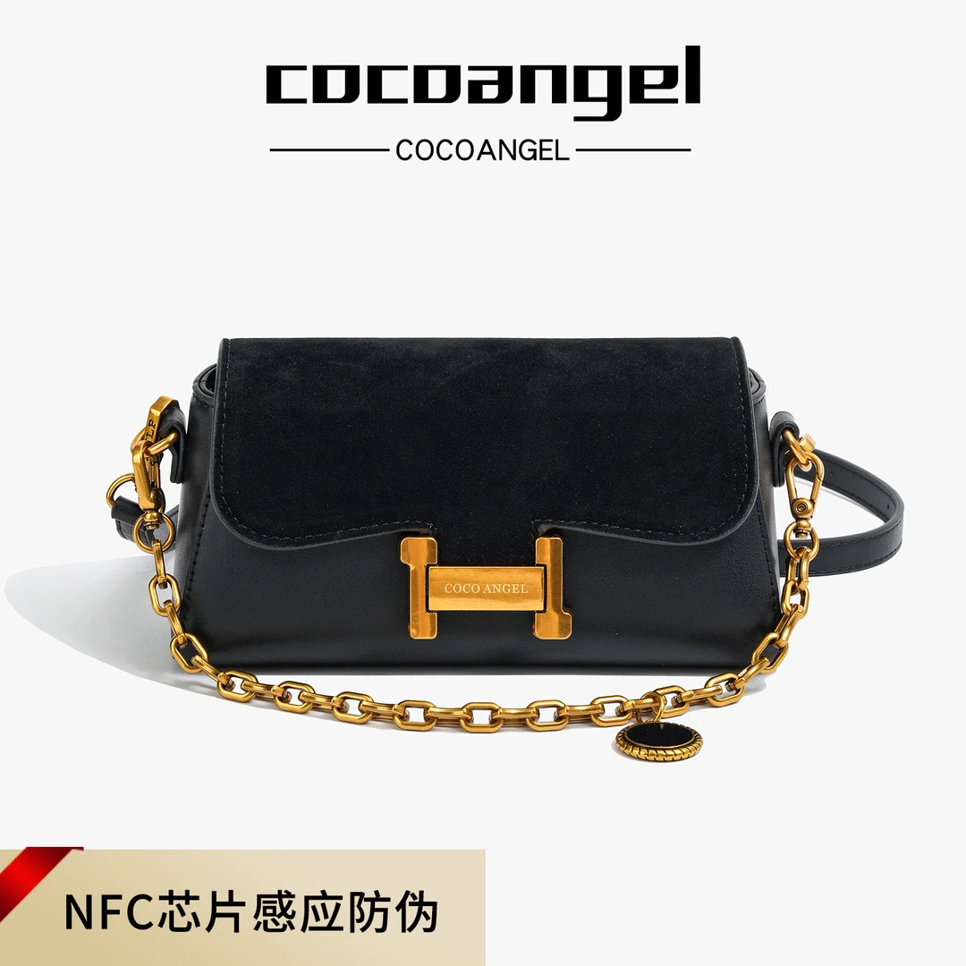 cocoangel9517新款COCOANGEL秋冬新款女士轻奢高级时尚腋下单肩包
