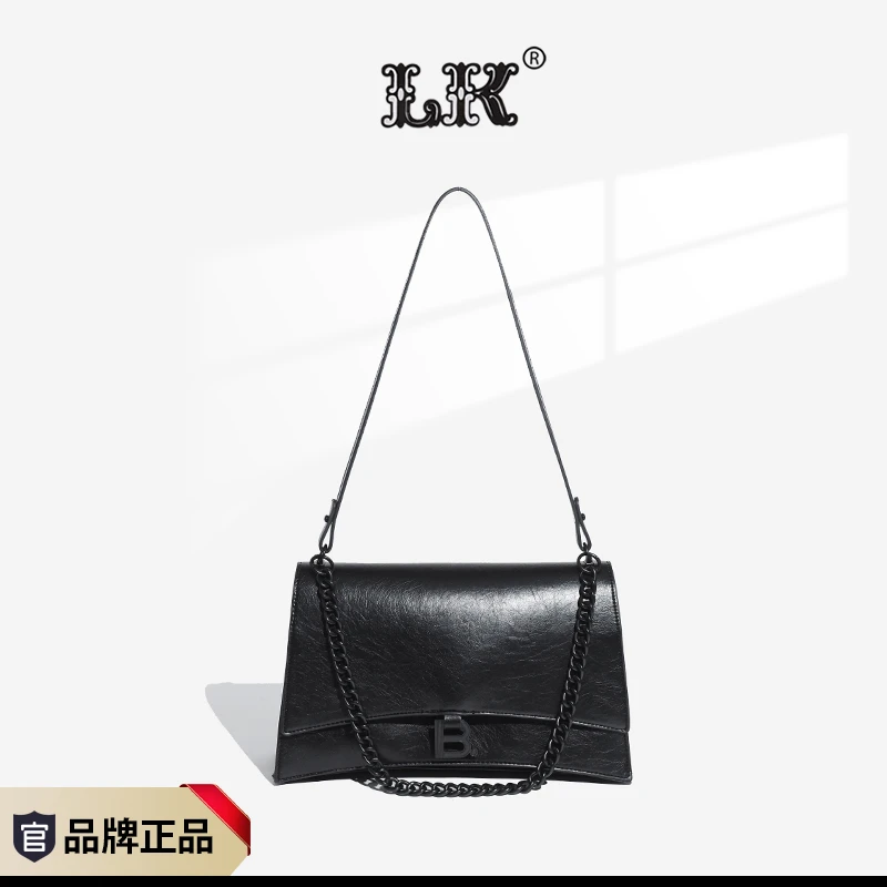 (长34高27厚14)新款时尚百搭包包女包黑色064【无礼盒】