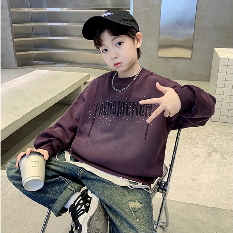 【秋款卫衣】秋季新款儿童卫衣中大童秋款时尚洋气秋衣春秋长袖男童