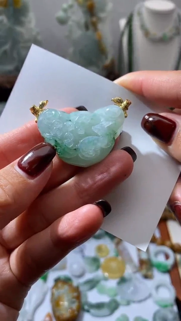 【闪购商品】定制翡翠未镶嵌翡翠挂件