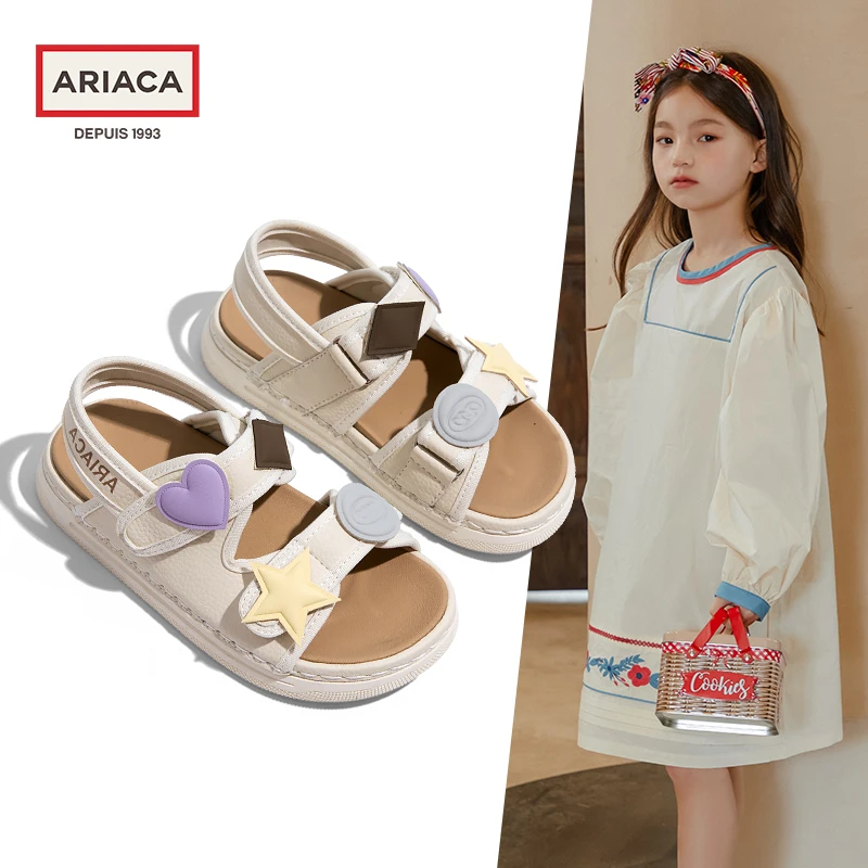 ARIACA艾芮苏女童凉鞋儿童鞋子轻便夏季新款女款休闲软底防滑女鞋