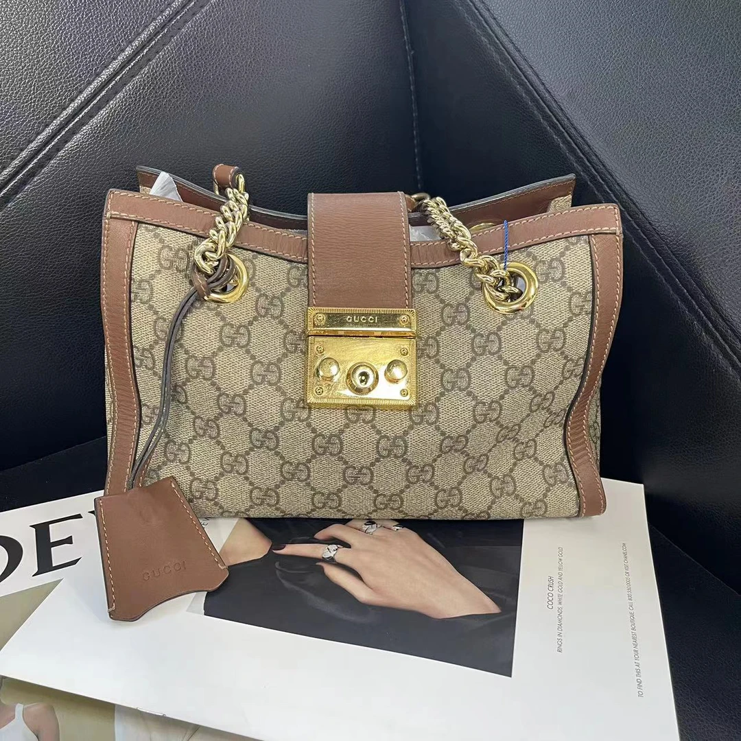 95新 GUCCI/古驰 捐金沉珠/古驰/Gucci/小号padlock