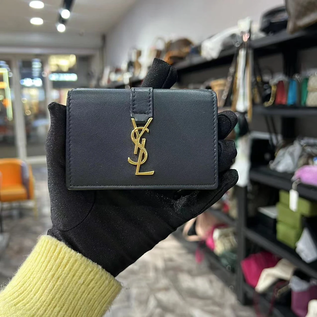 95新  捐金沉珠/圣罗兰/YSL/卡包