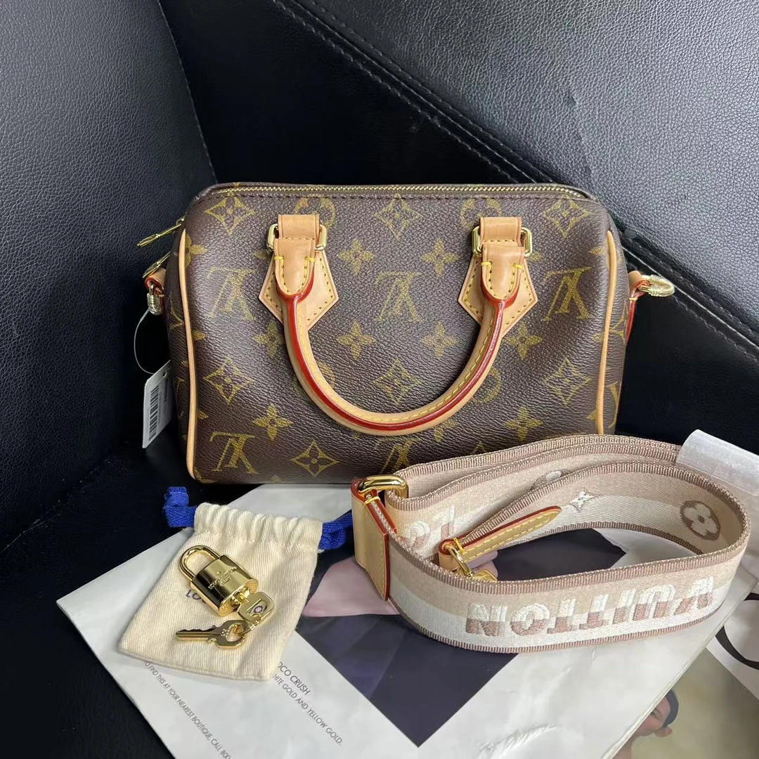95新 LouisVuitton/路易威登 捐金沉珠/speedy20单肩