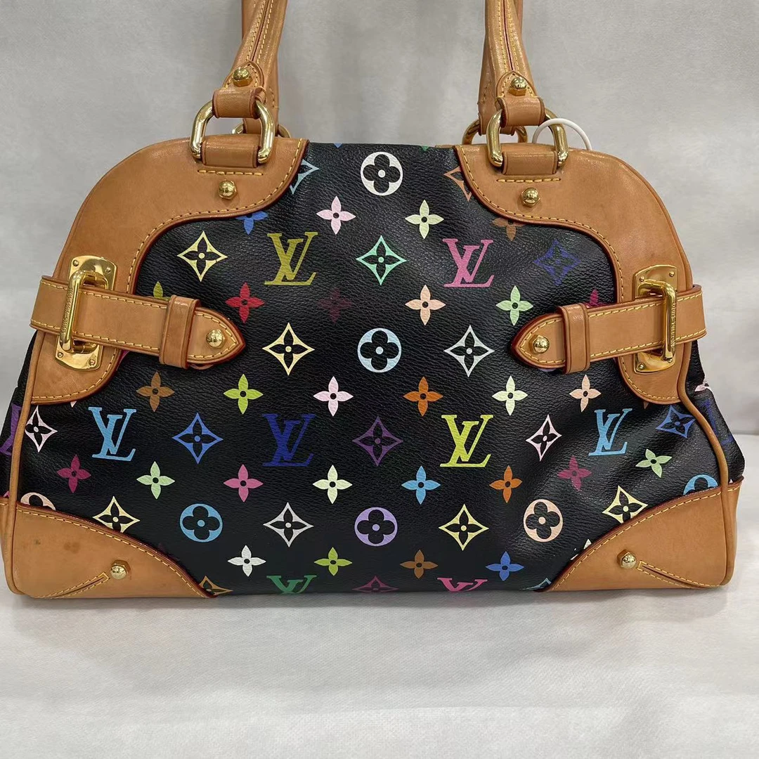 95新 LouisVuitton/路易威登 捐金沉珠/路易威登/LV/黑三彩保龄球