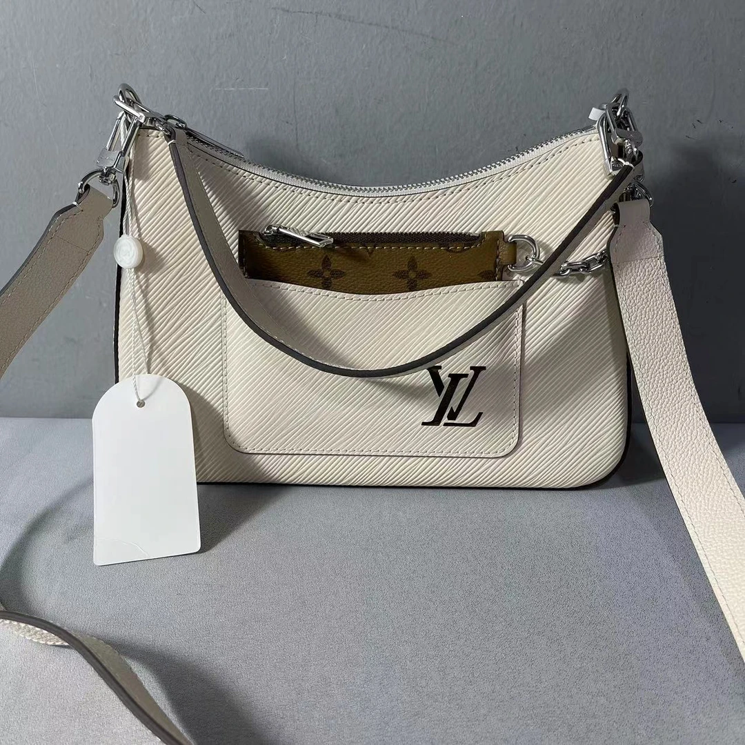 95新  捐金沉珠/路易威登/LV/marelle二合一单肩包