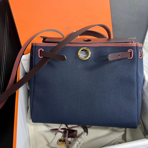 95新 Hermes/爱马仕 捐金沉珠/herbag31/全套/Z刻